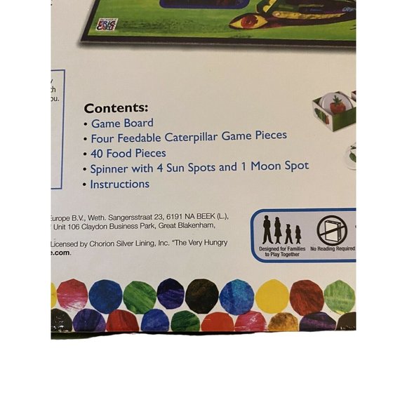 University Games The World Of Eric Carle The Very Hungry Caterpillar Game FLAW - Picture 3 of 8